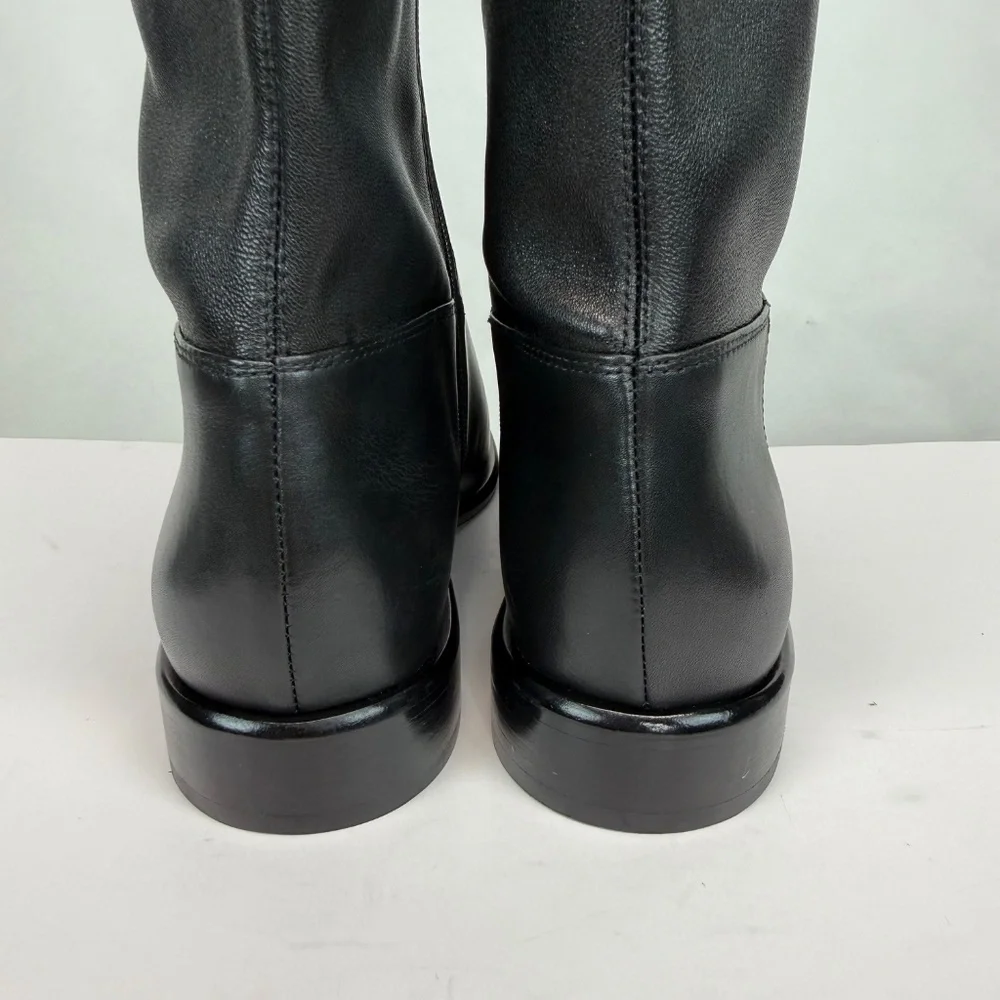New Vince Cody Over the Knee Boot Black Sz 7.5